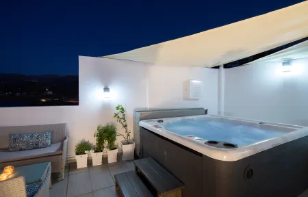 tub on roof