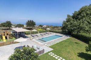 Vues panoramiques à la villa Mia, 2 acres de terrain, à 2 km de Rethymnon