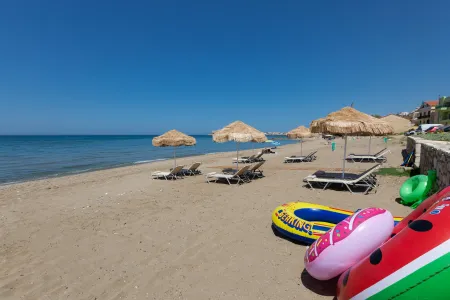 beach in front of houses