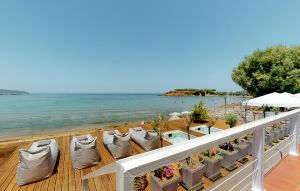 Villa Glaros face à la mer, intérieurs luxueux de style de vie