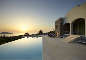 5-звездочная вилла для отпуска One, роскошный стиль греческого острова, пейзажный бассейн и панорама лагуны