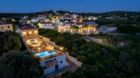  villa at night