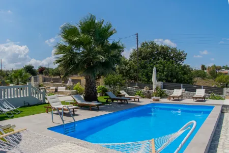  trees and swimming pool