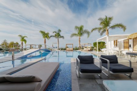  pool and chairs