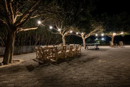  outdoor dinning area