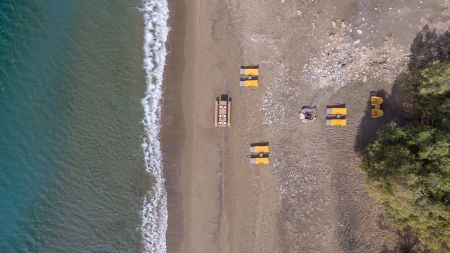  beach drone view