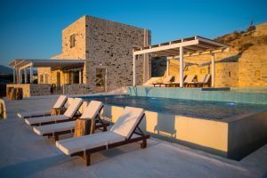 Роскошный дом для отдыха Inia Pitsidia с видом на Ливийское море