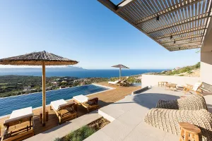 Atemberaubende Villa Mavira in Chania mit privatem beheiztem Infinity-Pool