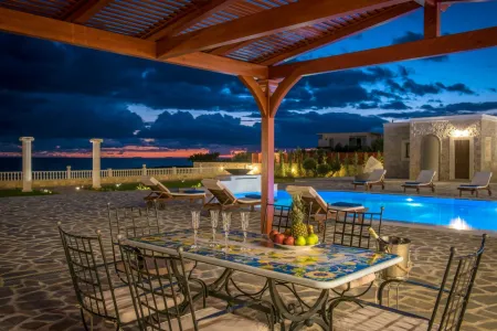 outdoor dining area