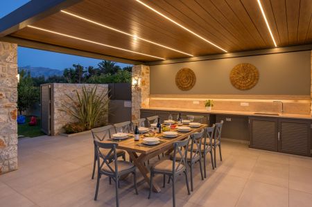   Dining area by night