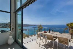 Seaview Holiday Villa Anton, nur wenige Gehminuten vom Strand Kalathas in Chania entfernt