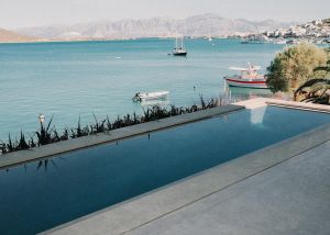 Seafront Villa Elounda Gulf Sunrise with private pool, the perfect destination for a relaxing holiday