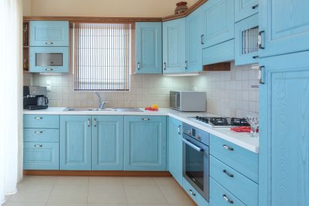  blue kitchen