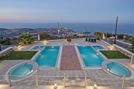 sea views at lighted pool