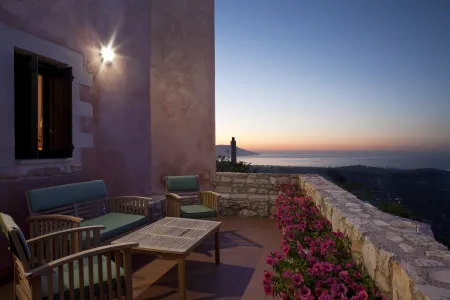  balcony at dusk