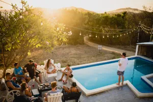 Vacances en Crète avec des amis