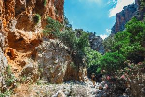 Kritsas-Schlucht, an den Berghängen außerhalb von Agios Nikolaos, Lassithi